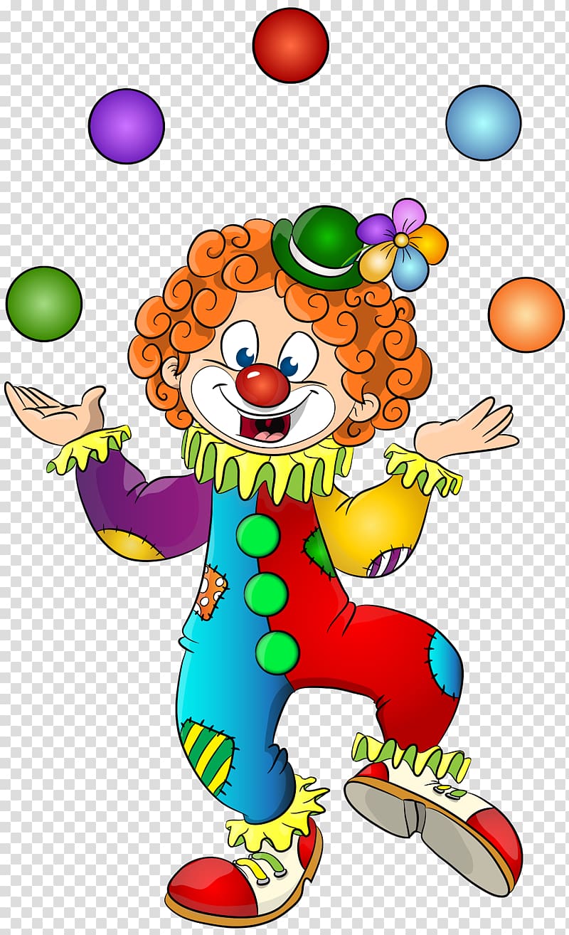joggling clown , Clown Circus , Clown transparent background PNG clipart