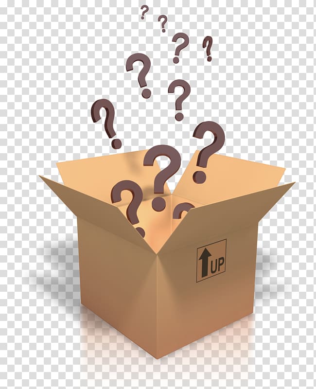 Box Animation Question mark , box transparent background PNG clipart