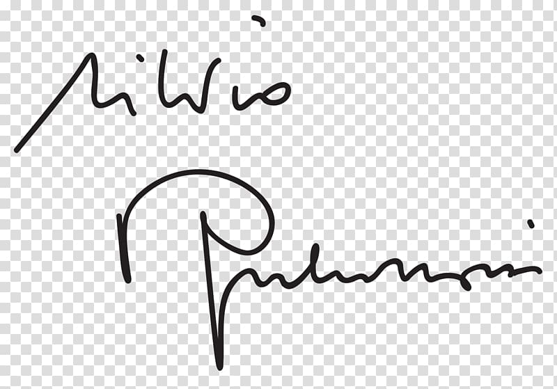 Prime Minister of Italy Politician Forza Italia Signature, signature transparent background PNG clipart