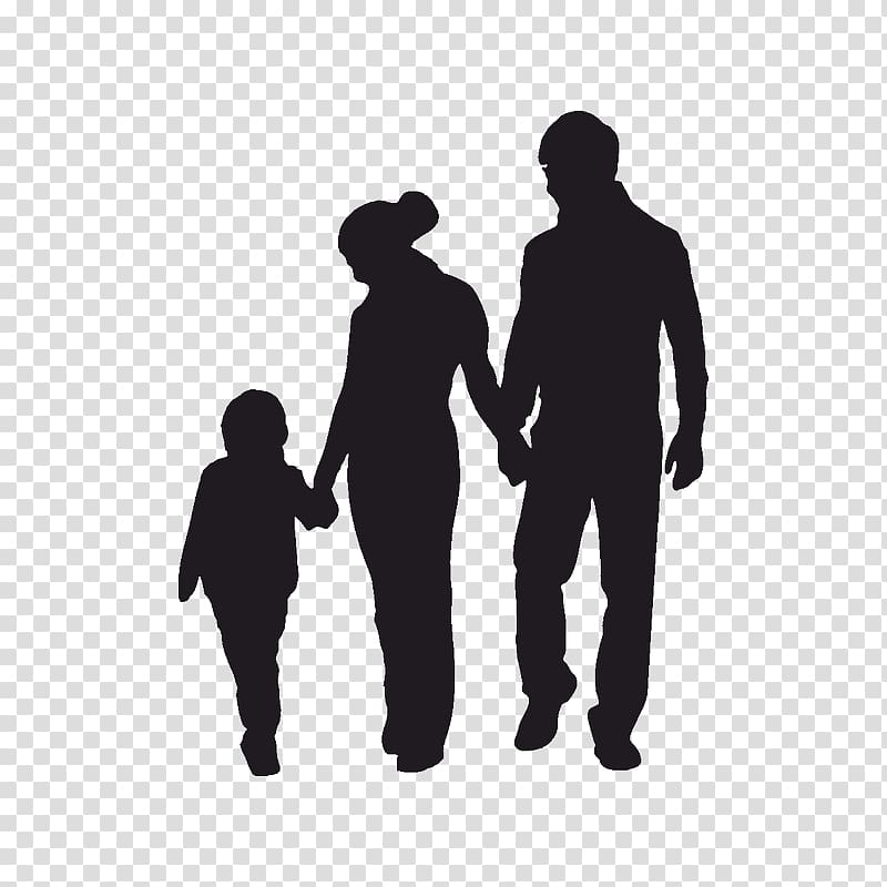 Parent Child Father Silhouette , child transparent background PNG clipart