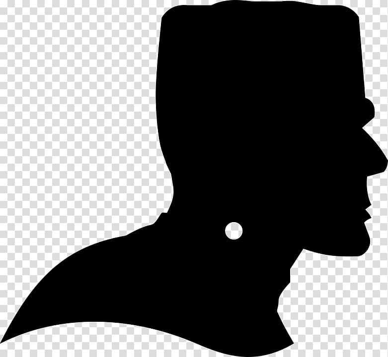 Frankenstein Silhouette transparent background PNG clipart