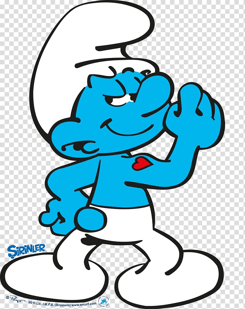 Hefty Smurf Smurfette Papa Smurf Brainy Smurf Baby Smurf, smurfs transparent background PNG clipart