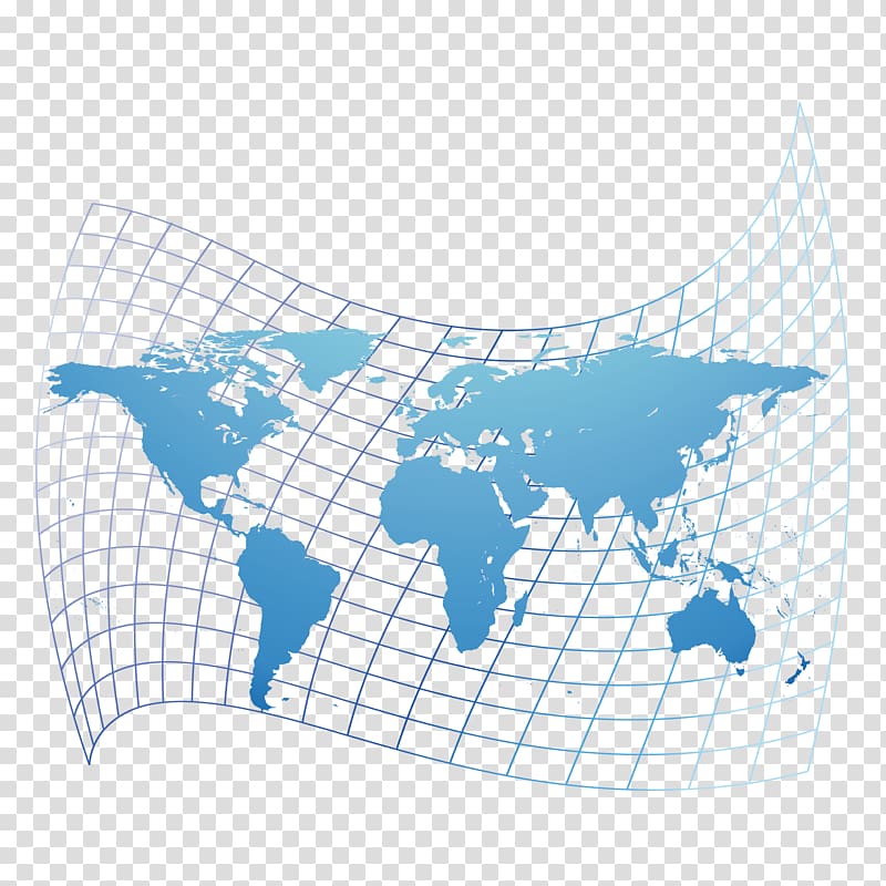 Globe World map, Dimensional dynamic distorted world map material transparent background PNG clipart