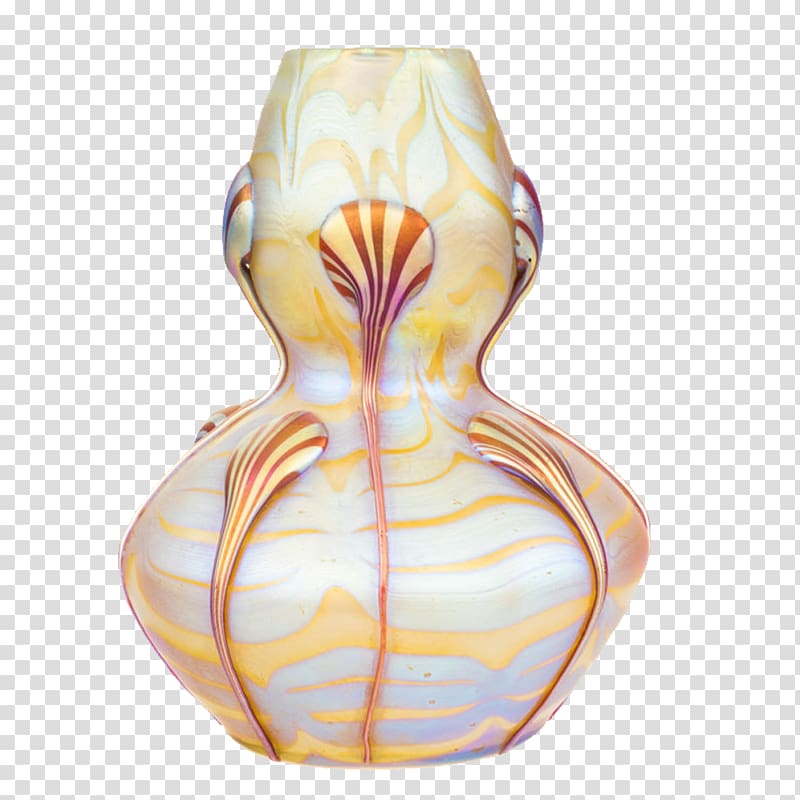 Johann Loetz Witwe Vase Art Nouveau Art glass Glass art, Colorful vases transparent background PNG clipart