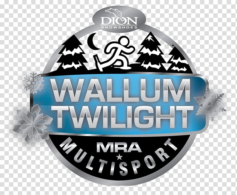 Dion Snowshoes Logo Night Evening, Marathon Event transparent background PNG clipart