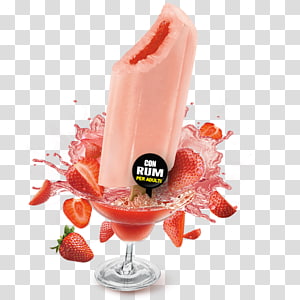 strawberry Ice cream Ice Pops Solero, strawberry transparent background PNG clipart thumbnail