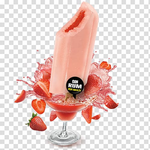 strawberry Ice cream Ice Pops Solero, strawberry transparent background PNG clipart