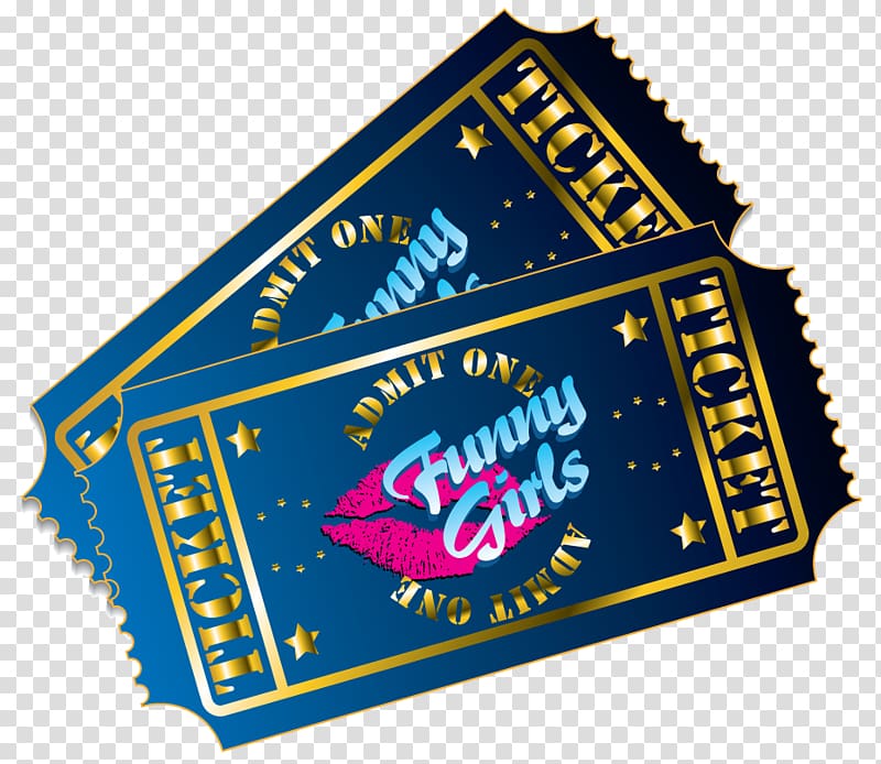 Funny Girls Television show Ticket Microcontroller, tickets transparent background PNG clipart