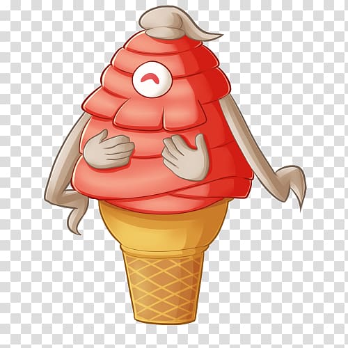 Ice Cream Cones Christmas ornament Christmas Day Character, ice cream transparent background PNG clipart