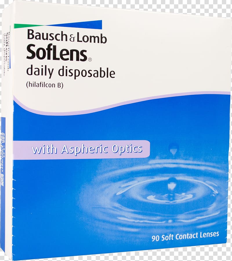 Contact Lenses Bausch + Lomb SofLens Daily Disposable SofLens Toric for Astigmatism, daily chemicals transparent background PNG clipart