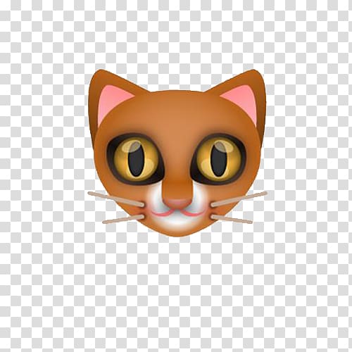 Cat Icon, Lion King style cat head transparent background PNG clipart