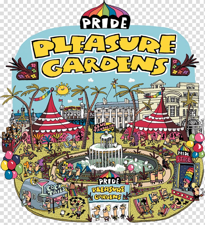 Brighton Pride Old Steine Pleasure garden Garden festival, double ninth festival stage transparent background PNG clipart