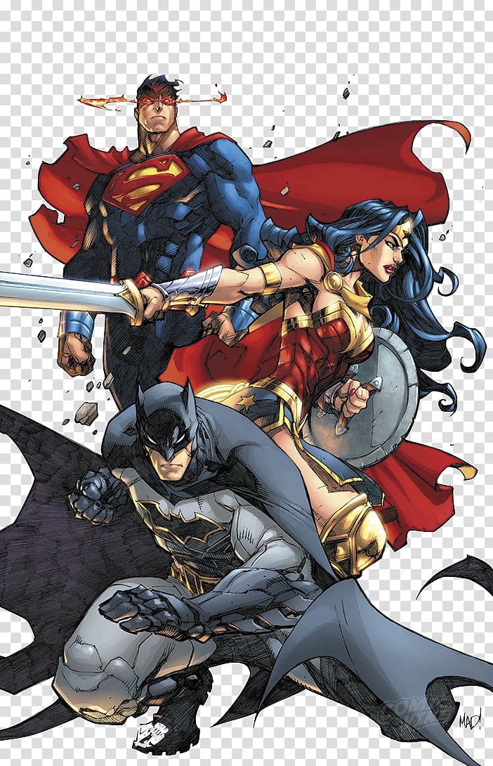 Superman Batman DC Rebirth Justice League Comics, comic book transparent background PNG clipart