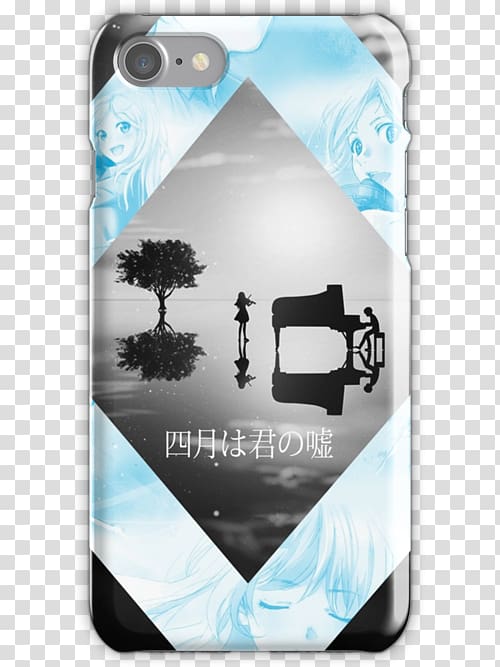 iPhone X Kousei Kaori iPhone 6s Plus iPhone 5s, shigatsu wa kimi no uso transparent background PNG clipart