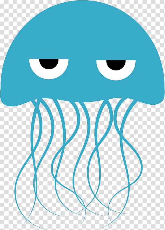 Jellyfish Cartoon , Ocean Jellyfish transparent background PNG clipart