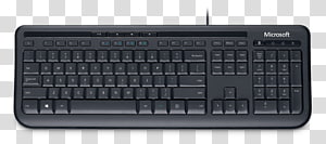 Computer keyboard Microsoft Keyboard 600 Computer mouse QWERTZ, Computer Mouse transparent background PNG clipart thumbnail
