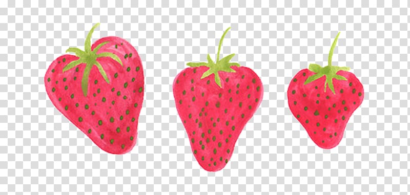 Smoothie Strawberry Drawing, Red strawberry transparent background PNG clipart