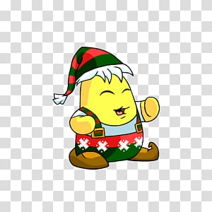 corn-themed in dwarf suit illustration, Christmas Chia transparent background PNG clipart