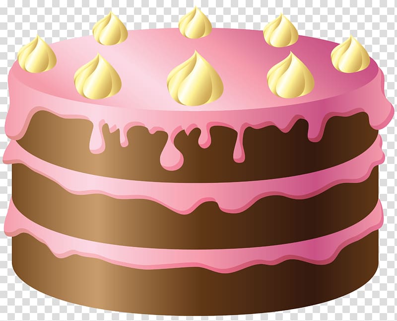 Birthday cake Chocolate cake Wedding cake Ice cream cake Sheet cake, Pink Walk transparent background PNG clipart