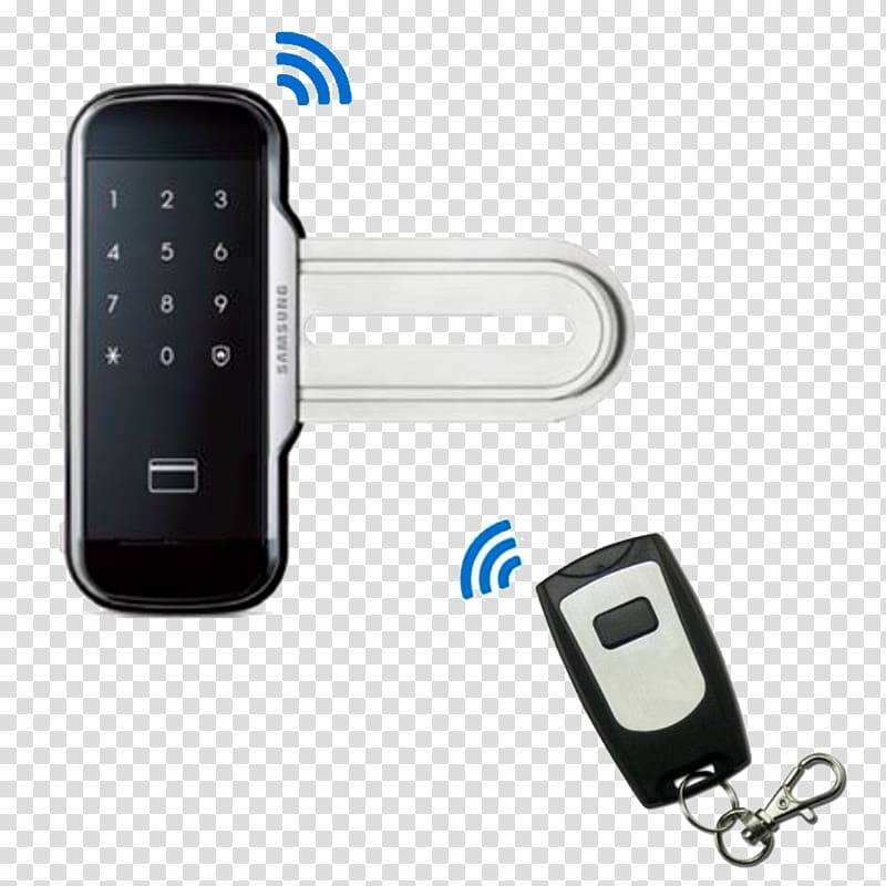 Electronic lock Samsung Electronics Door, samsung transparent background PNG clipart