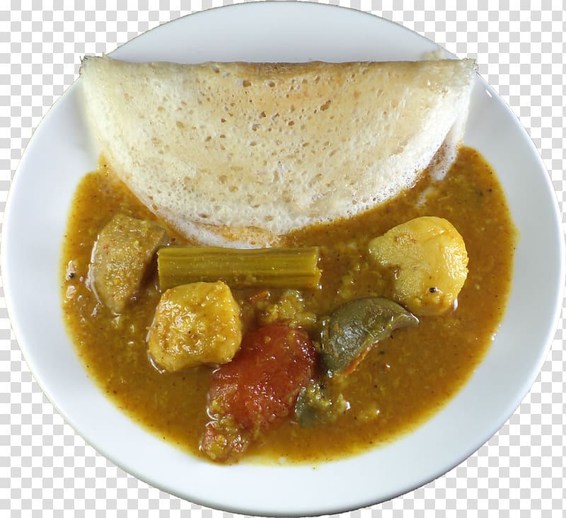 Curry Indian cuisine Masala dosa Chutney, others transparent background PNG clipart