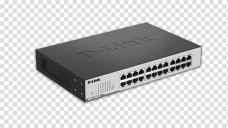 10 Gigabit Ethernet Network switch Power over Ethernet D-Link DGS-1100-16, Business transparent background PNG clipart