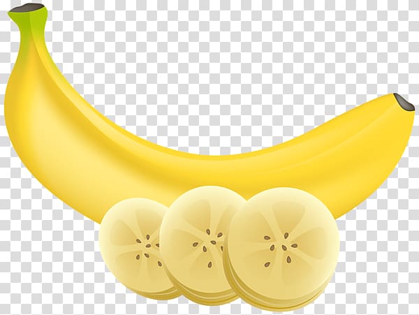 Banana Fruit Food , Yellow banana slices transparent background PNG clipart