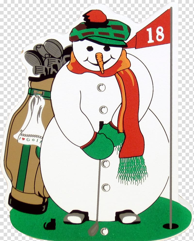 Snow golf Snowman Putter , Snowman transparent background PNG clipart
