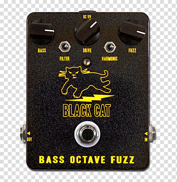 Audio Effects Processors & Pedals Fuzzbox Distortion Bass guitar, Bass Guitar transparent background PNG clipart