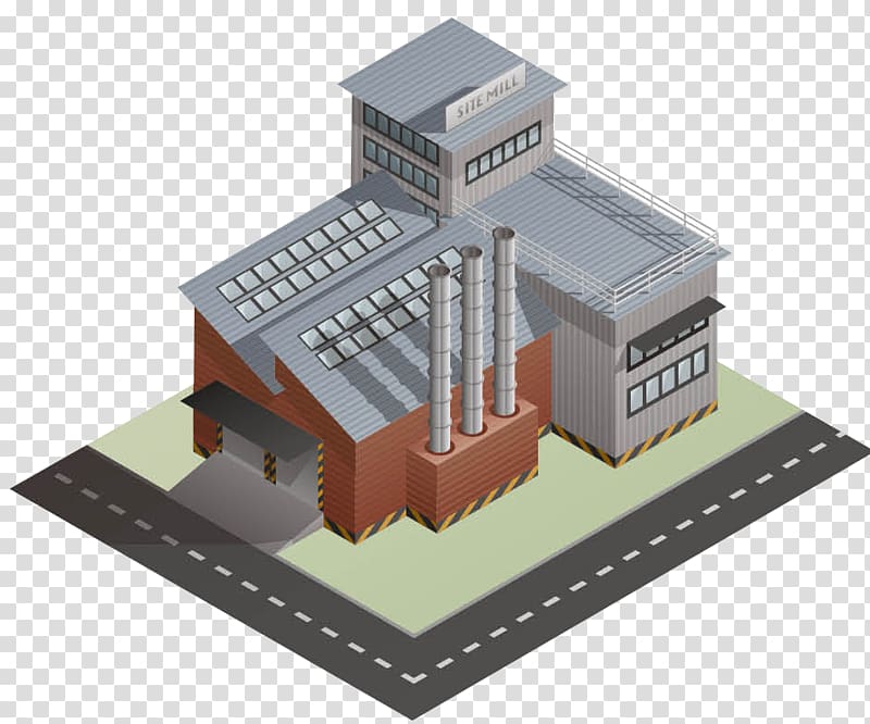 Industry Industrial waste Natural environment Product design, isometric medieval buildings transparent background PNG clipart