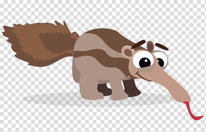 Giant anteater Southern tamandua , Anteater transparent background PNG clipart