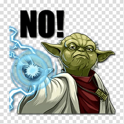 Yoda Star Wars Sticker Telegram Emoji, others transparent background PNG clipart