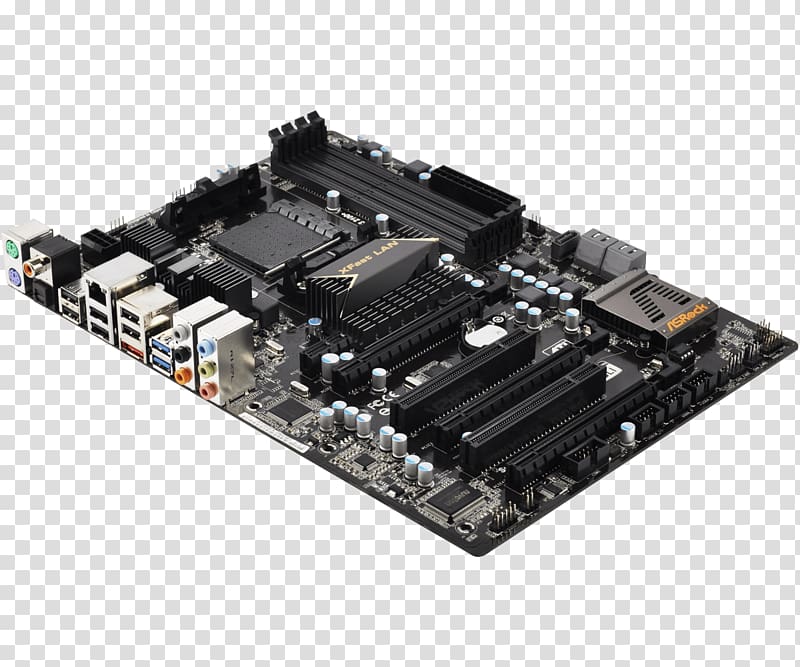 Socket AM3+ Motherboard AMD 900 chipset series ATX, others transparent background PNG clipart