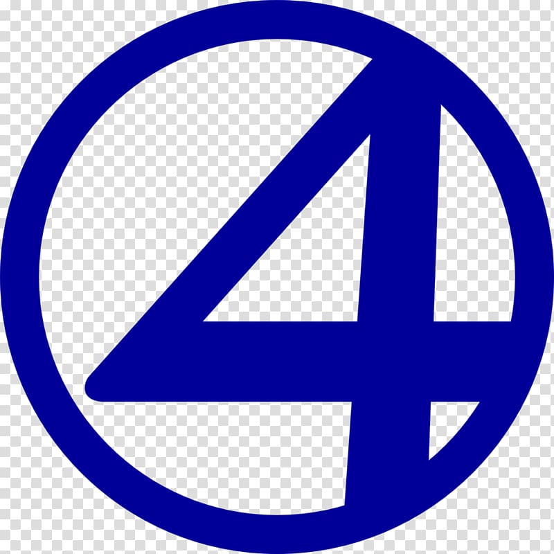 Logo Fantastic Four Marvel Comics Fan art, fantastic 4 logo transparent background PNG clipart