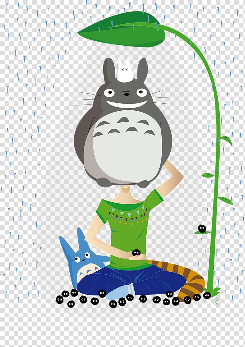 Vertebrate Cartoon , totoro transparent background PNG clipart