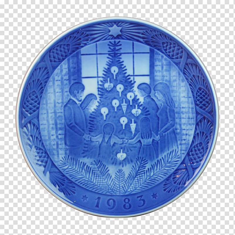 Plate Vorhelm Delftware Porcelain Ceramic, danish christmas plates transparent background PNG clipart