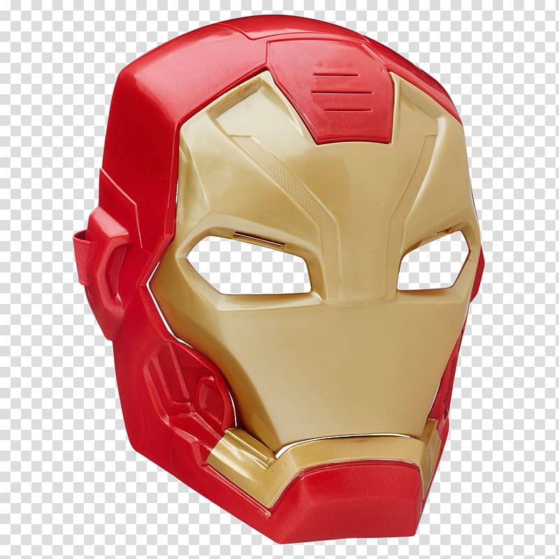 Iron Man Captain America Spider-Man Mask Marvel Cinematic Universe, Iron Man transparent background PNG clipart