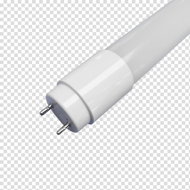 LED tube Light-emitting diode Fluorescent lamp Fluorescence, Standard transparent background PNG clipart