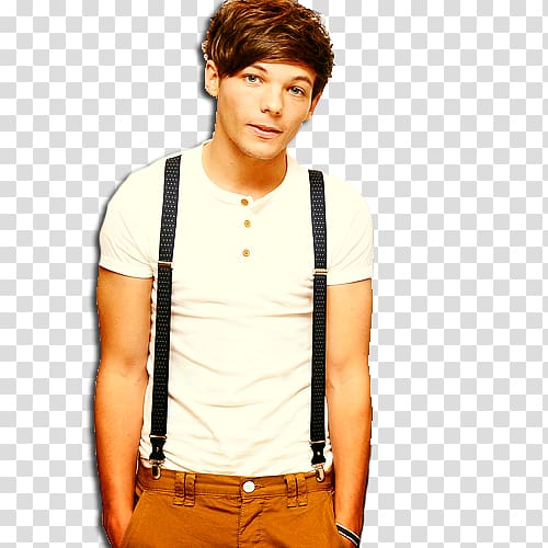 Louis Tomlinson One Direction Braces Fashion, the world \'s best transparent background PNG clipart