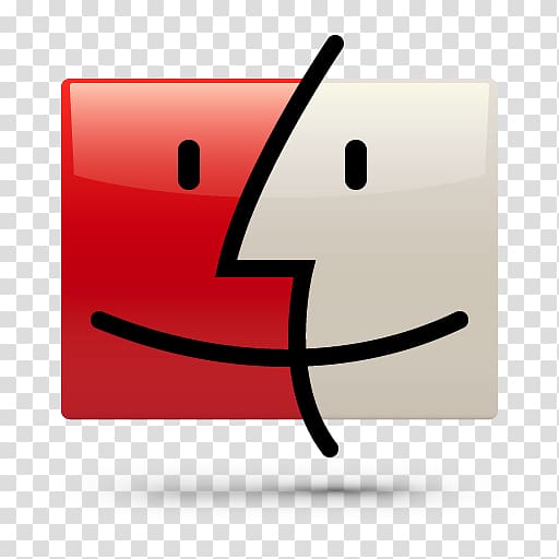 square red and white logo illustration, rectangle symbol, Finder transparent background PNG clipart
