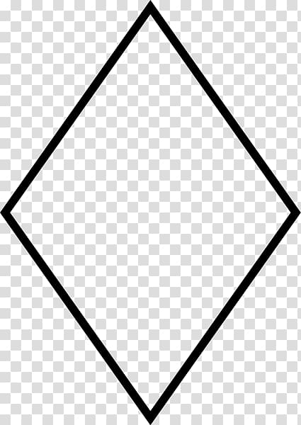 Rhombus Shape Geometry , Rhombus transparent background PNG clipart