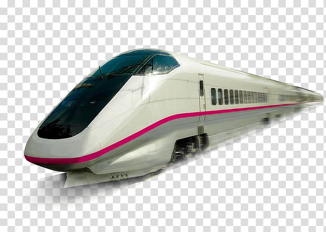TGV Train Maglev High-speed rail Electric multiple unit, Creative EMU train transparent background PNG clipart