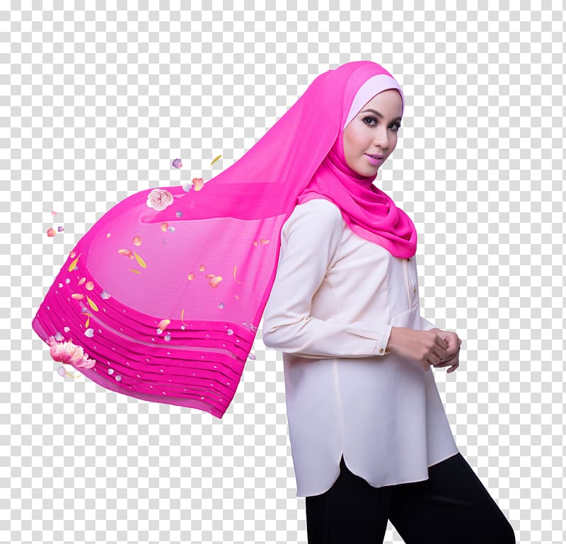 Hijab Tudong Shawl Clothing Scarf, Alhamdulillah transparent background PNG clipart