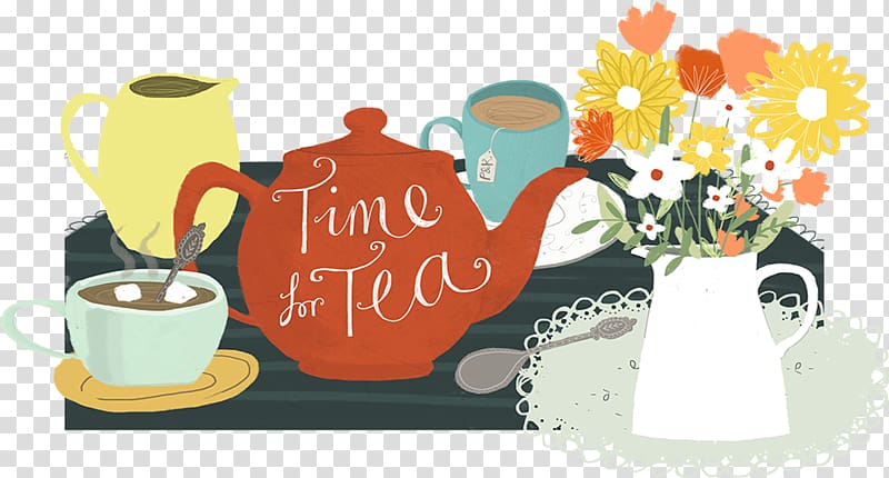 Teapot Coffee Ceramic Pottery, tea time transparent background PNG clipart