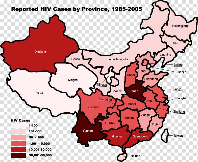 China Epidemiology of HIV/AIDS Infection, China transparent background PNG clipart