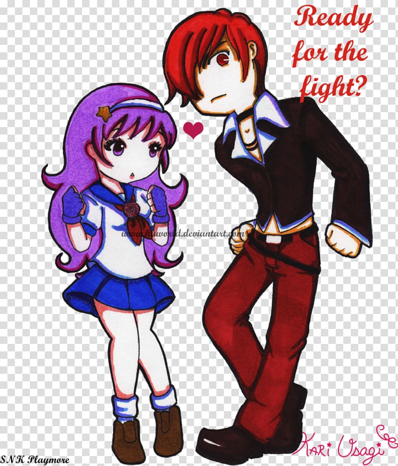 Iori Yagami Athena Asamiya Psycho Soldier Friendship, iori yagami transparent background PNG clipart