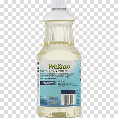 Wesson cooking oil Cooking Oils Vegetable oil Soybean oil, oil transparent background PNG clipart