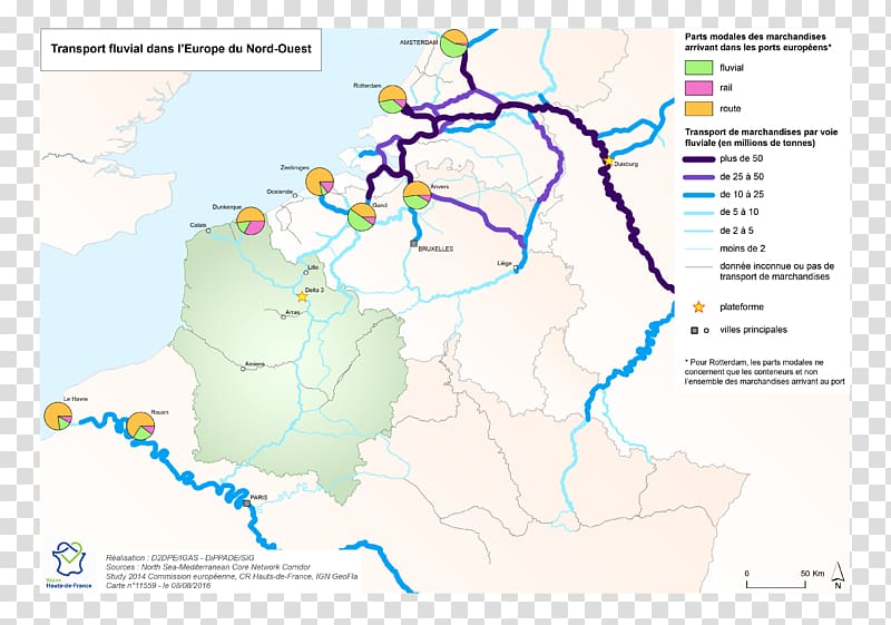 Inland navigation Map Port of Calais Transport, map transparent background PNG clipart