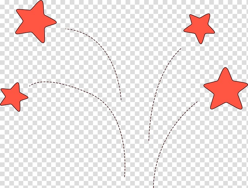 illustration Drawing Illustration, Red star fireworks transparent background PNG clipart