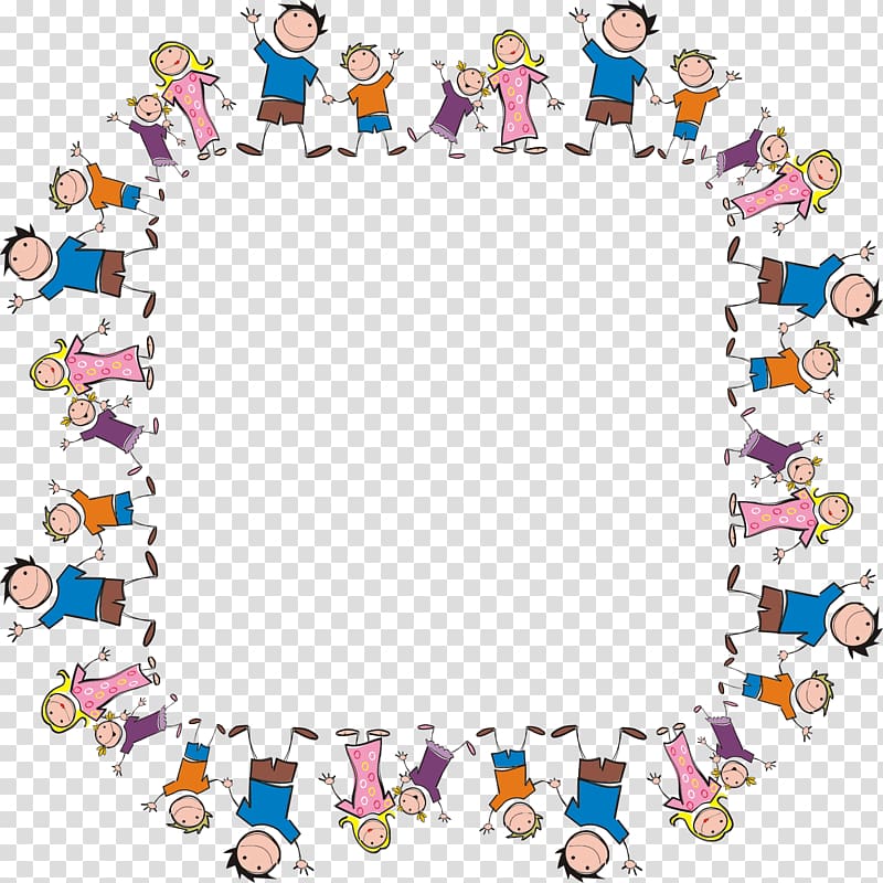 Family , cartoon frame transparent background PNG clipart